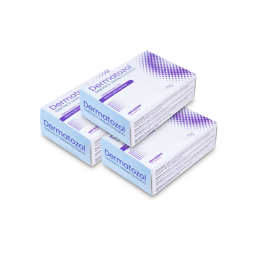 Dermatozol unidade, 75g, sabonete de cetoconazol 2%